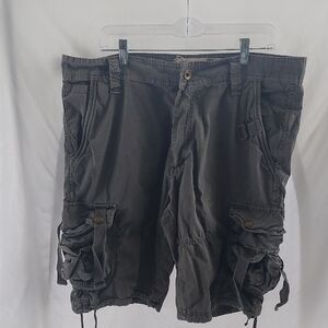 Men's Grey Cargo Shorts